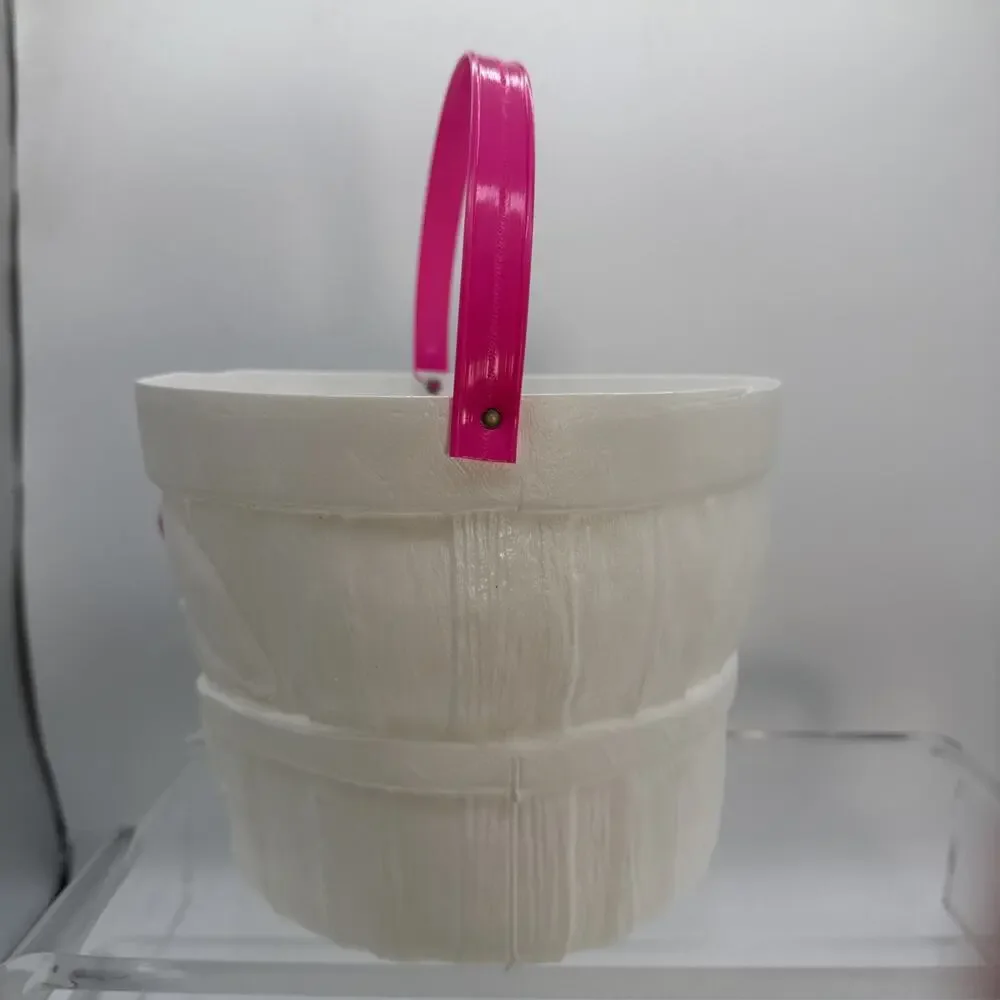 Vintage Empire Plastics Easter Basket Bucket Pail Bunny Blow Mold Quick Ship⬇️